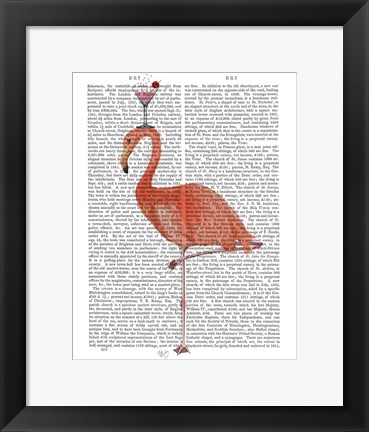 Framed Flamingo and Cocktail 3 Print