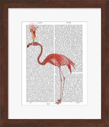 Framed Flamingo and Cocktail 4 Print