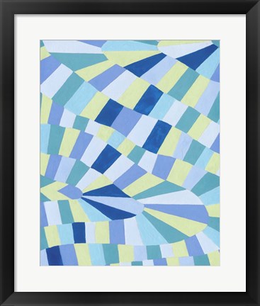 Framed Grid Flow II Print