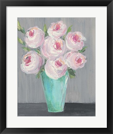 Framed Sorbet Floral II Print