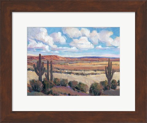 Framed Desert Heat I Print