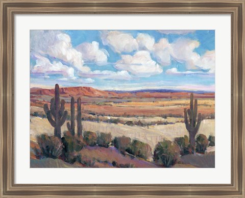 Framed Desert Heat I Print