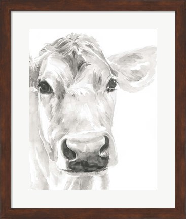 Framed Farm Faces I Print