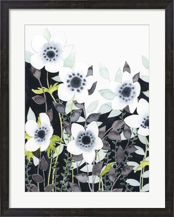 Framed Night Foliage II Print