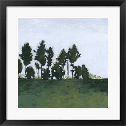 Framed Northern Coppice I Print