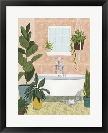 Framed Bathtub Oasis II Print