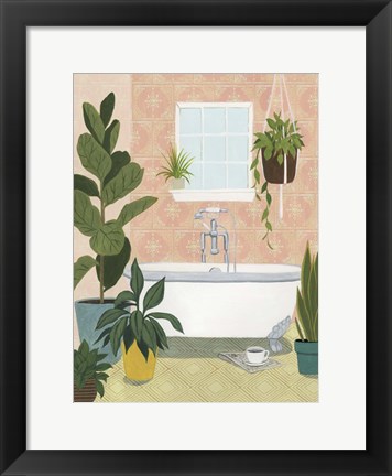 Framed Bathtub Oasis II Print