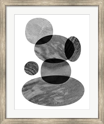 Framed Moving Orbs II Print