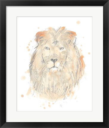 Framed Blush Savannah III Print