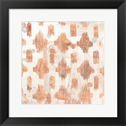 Framed Red Earth Textile IV Print