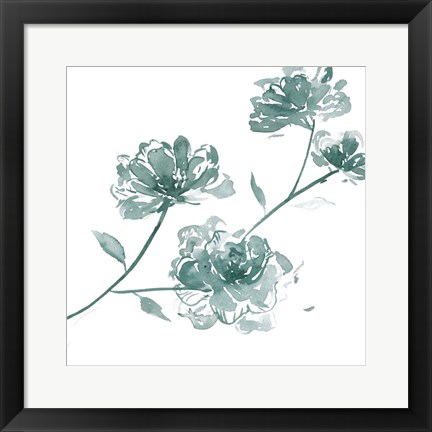 Framed Traces of Flowers IV Print