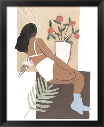 Framed Lying Woman III Print