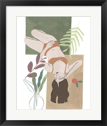 Framed Lying Woman IV Print