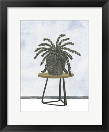 Framed Mes Plants II Print