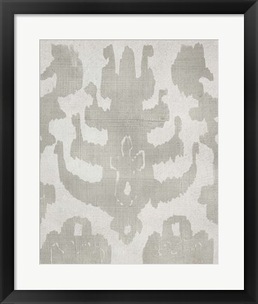 Framed Shadow Ikat IV Print