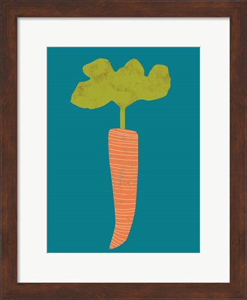 Framed Veggie Party IV Print