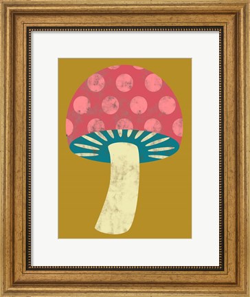 Framed Veggie Party V Print