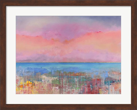 Framed Tramonto Infinito Print