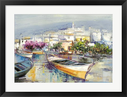 Framed Paese Mediterraneo Print