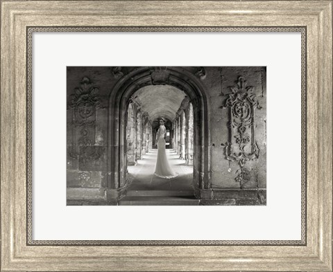 Framed Under a Roman Colonnade Print