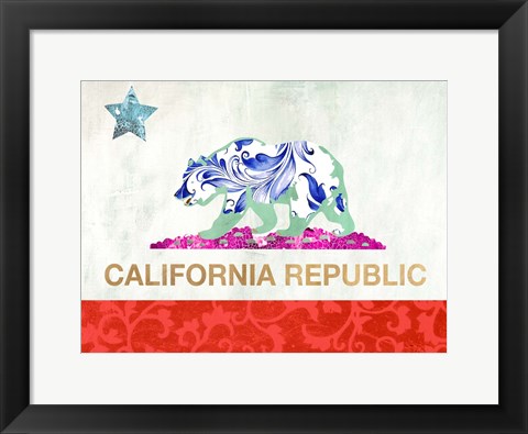 Framed California Pop Print