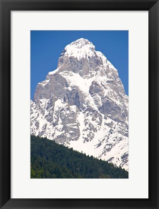 Framed Mount Ushba, Svaneti, Georgia Print