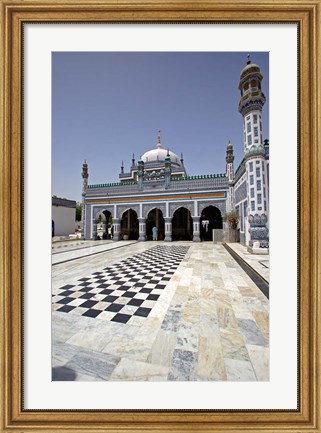 Framed Shrine Of Shah Abdul Latif Bhittai, Bhit Shah, Sindh, Pakistan Print