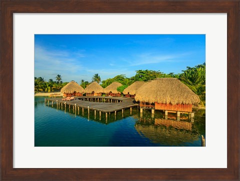 Framed Resort, Belize Print