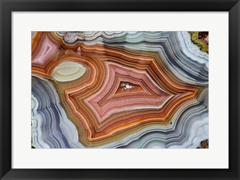 Framed Mexican Banded Agate Quartzsite, Arizona 1 Print