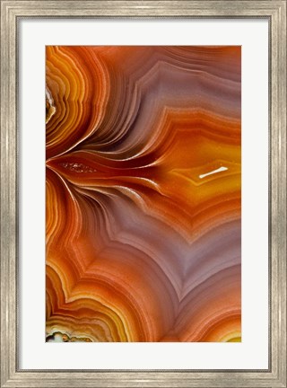 Framed Banded Agate, Quartzsite, Az 3 Print