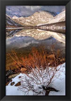 Framed California, Sierra Nevada Range Spring Snow At North Lake 2 Print