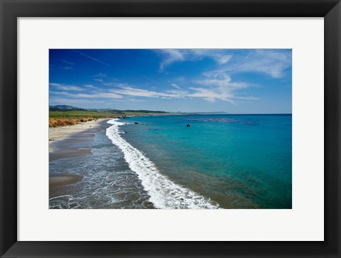 Framed William Randolph Hearst Memorial Beach, California Print