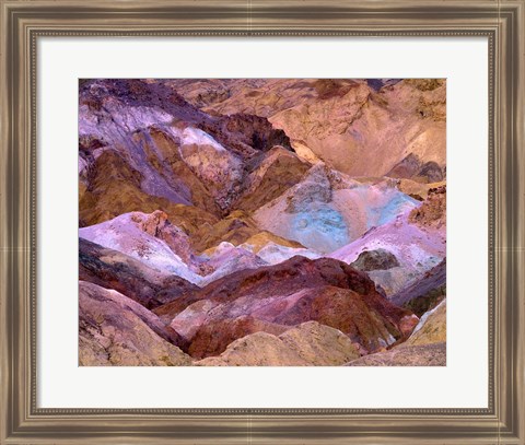 Framed California, Death Valley Np, Artist&#39;s Palette Print