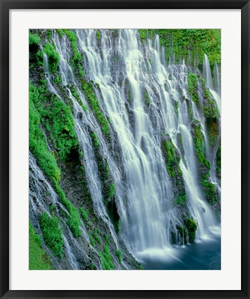 Framed Burney Falls, California Print