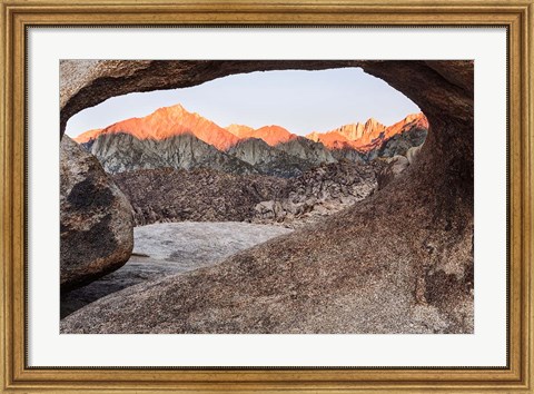 Framed California, Alabama Hills, Mobius Arch Print