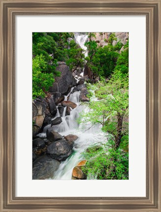 Framed Cascade Creek, California Print