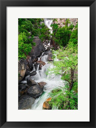 Framed Cascade Creek, California Print