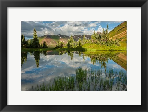 Framed Paradise Divide, Gunnison National Forest, Colorado Print