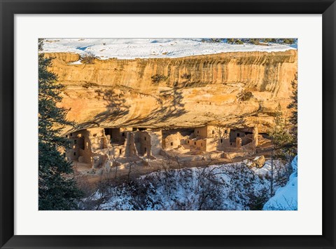 Framed Spruce Tree House, Mesa Verde National Park Print