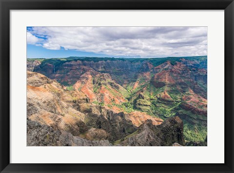 Framed Waimea Canyon, Kauai, Hawaii Print