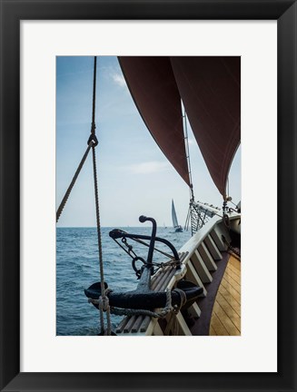 Framed Annual Schooner Festival, Anchor, Massachusetts Print