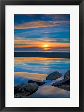 Framed Cape May Sunset, New Jersey Print