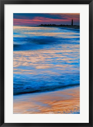 Framed Cape May Lighthouse, New Jersey Print