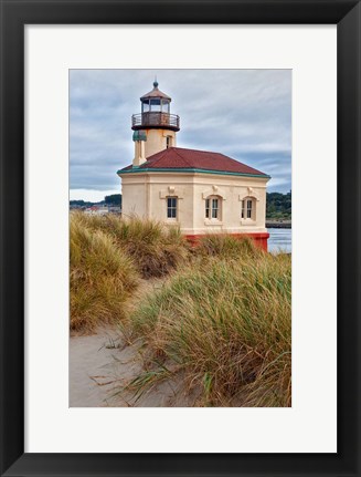 Framed Coquille River Lighthouse, Oregon Print