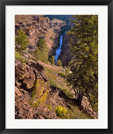 Framed Deschutes Canyon Landscape, Oregon Print