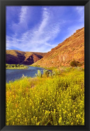 Framed John Day River Landscape, Oregon Print