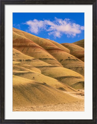 Framed Painted Hills Unit, John Day Fossil Beds National Monument, Oregon Print