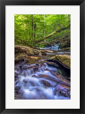 Framed Kitchen Creek Cascade, Pennsylvania Print