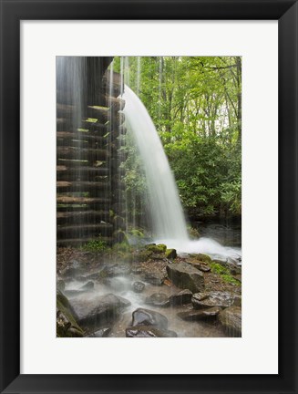 Framed Water Coursed Through Mingus Mill Print