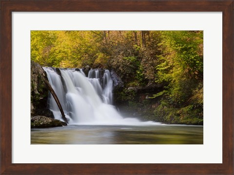 Framed Abrams Falls Landscape, Great Smoky Mountains National Park Print